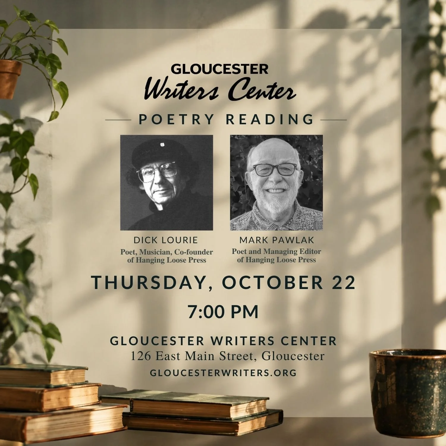 Poetry Reading: Dick Lourie & Mark Pawlak 