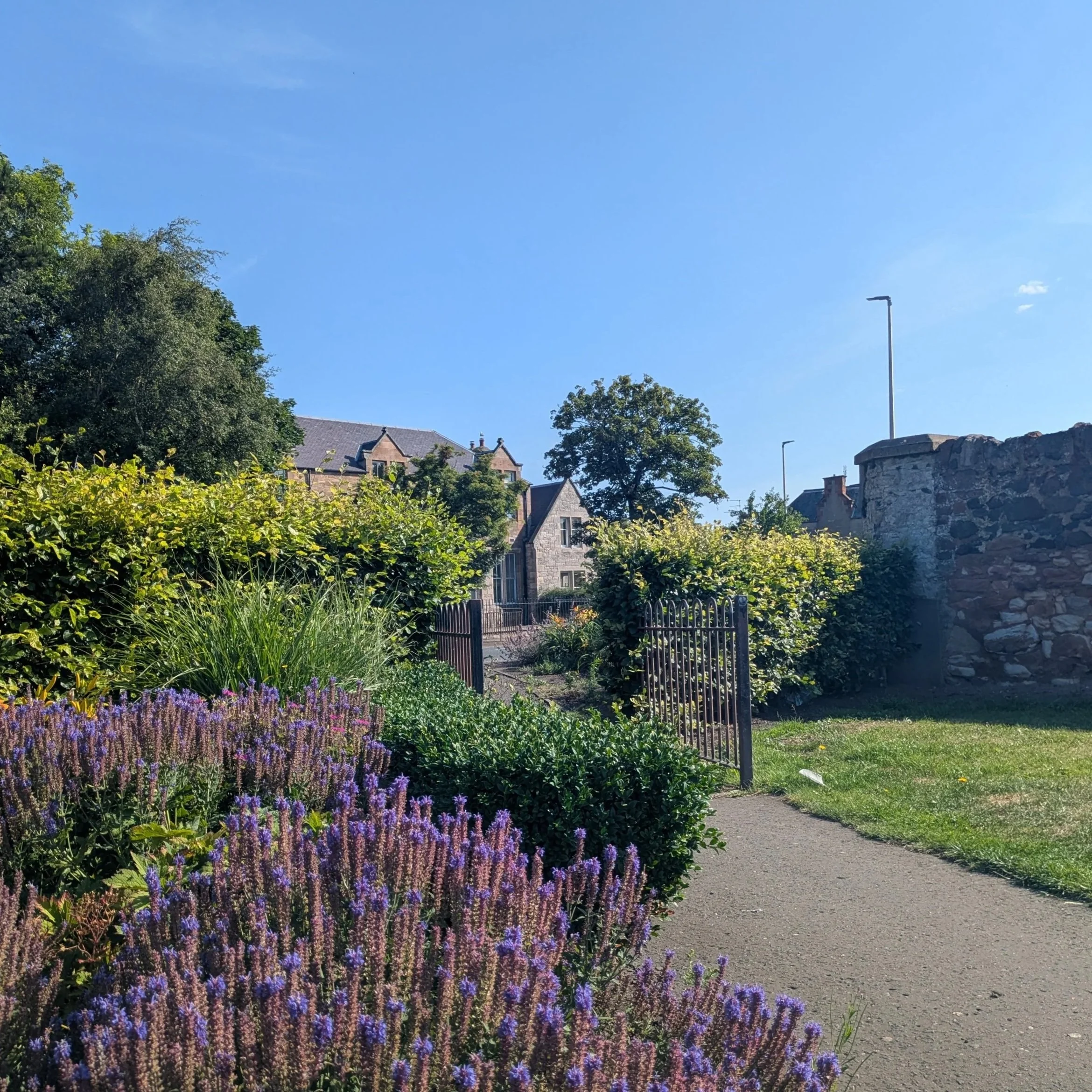A view of Cockenzie Hub from the bus stop opposite.