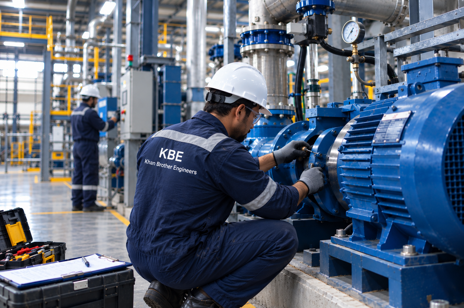 Industrial Maintenance services by Khan Brother Engineers.