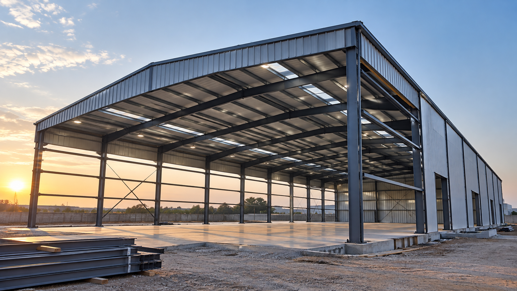 Steel Building Construction services by Khan Brother Engineers.