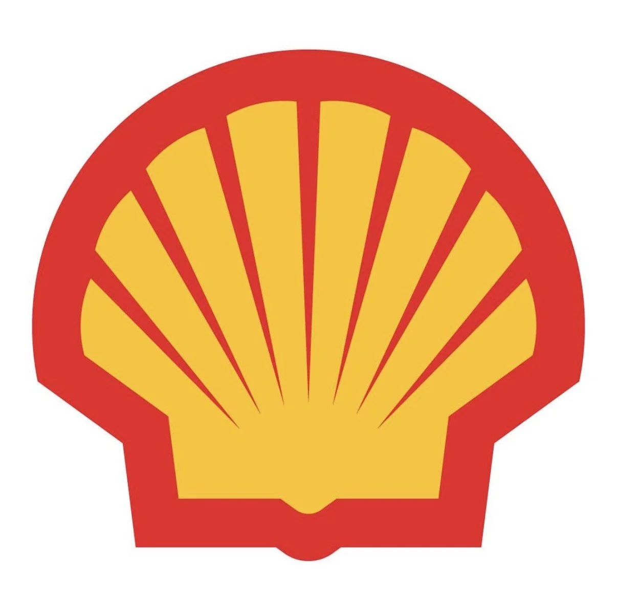 Shell logo with yellow and red colors.