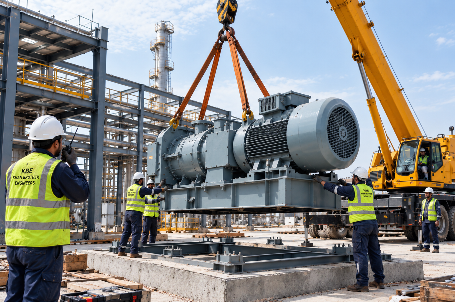 Machinery Erection services by Khan Brother Engineers