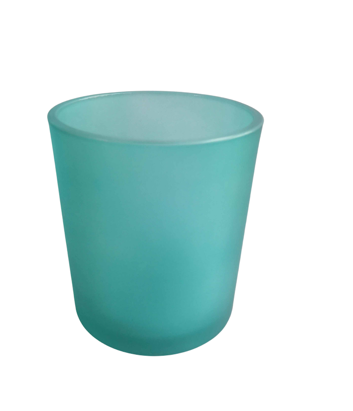 XL FROSTED Oxford Glass Jar - Moss Green