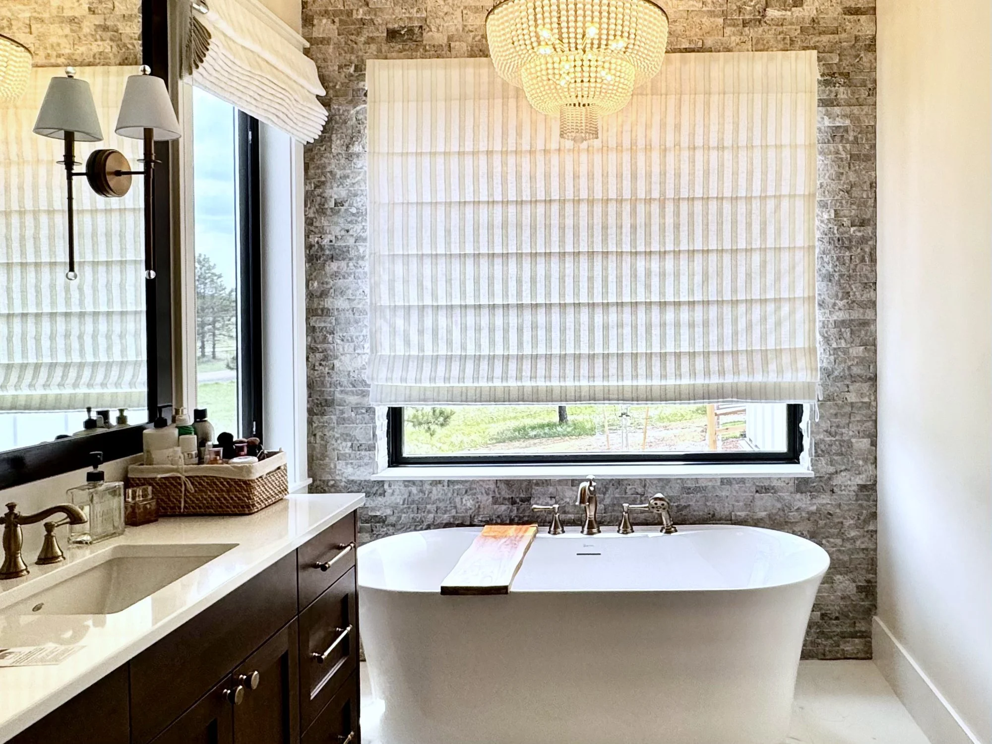 Stitched tucked shade • Design: Jenny Lee Designs