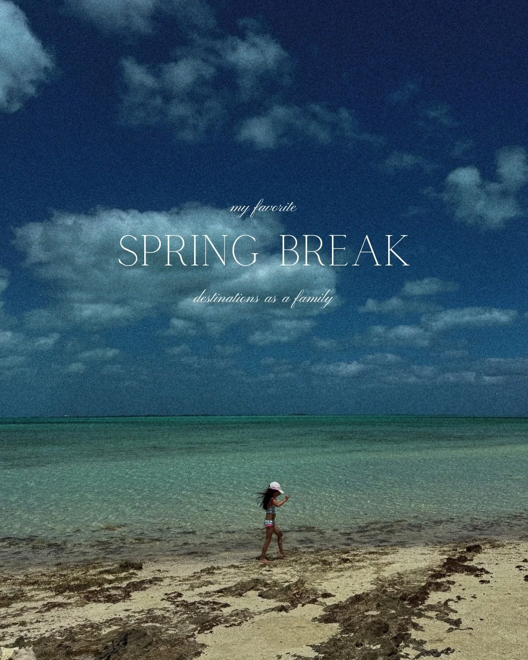 ✈️ My favorite spring break destinations for families

🌴 Location: Jamaica
🏨 Where to stay: Round Hill Hotel &amp; Villas, Half Moon

🌴 Location: Abaco Islands, Bahamas (Elbow Cay)
🏨 Where to stay: Hopetown Inn &amp; Marina, The Abaco Inn, Rent a