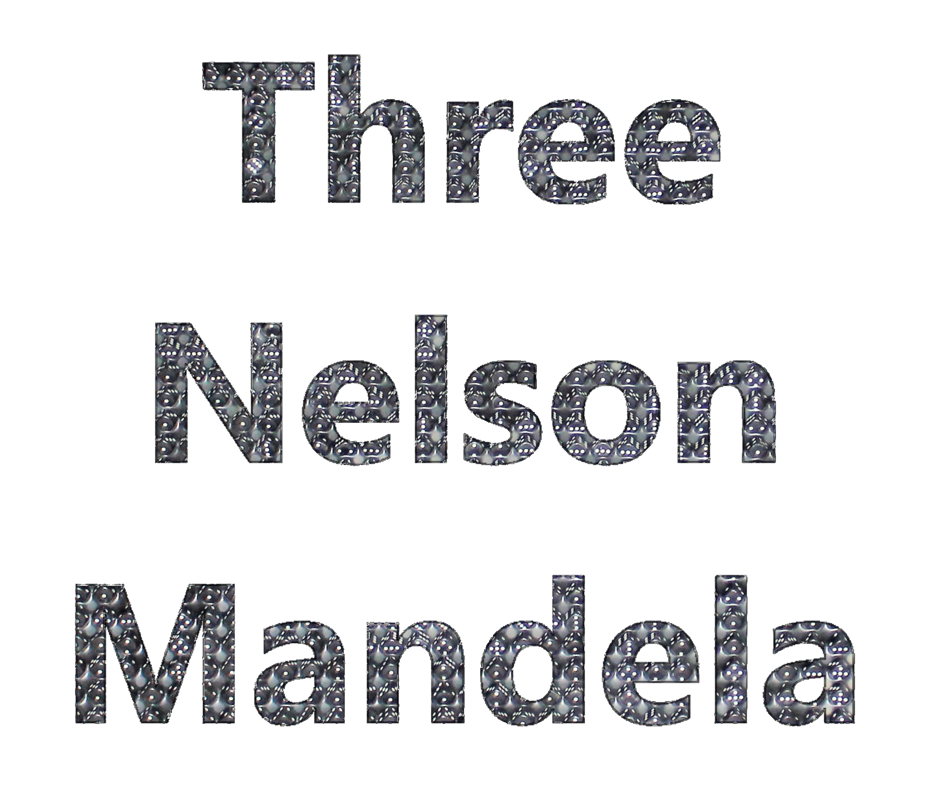 Three  Nelson  Mandela Title Logo.png