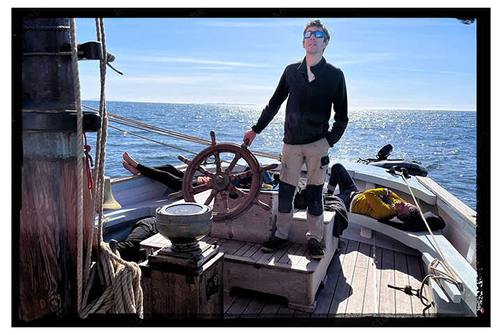 Young man at the helm of Provident