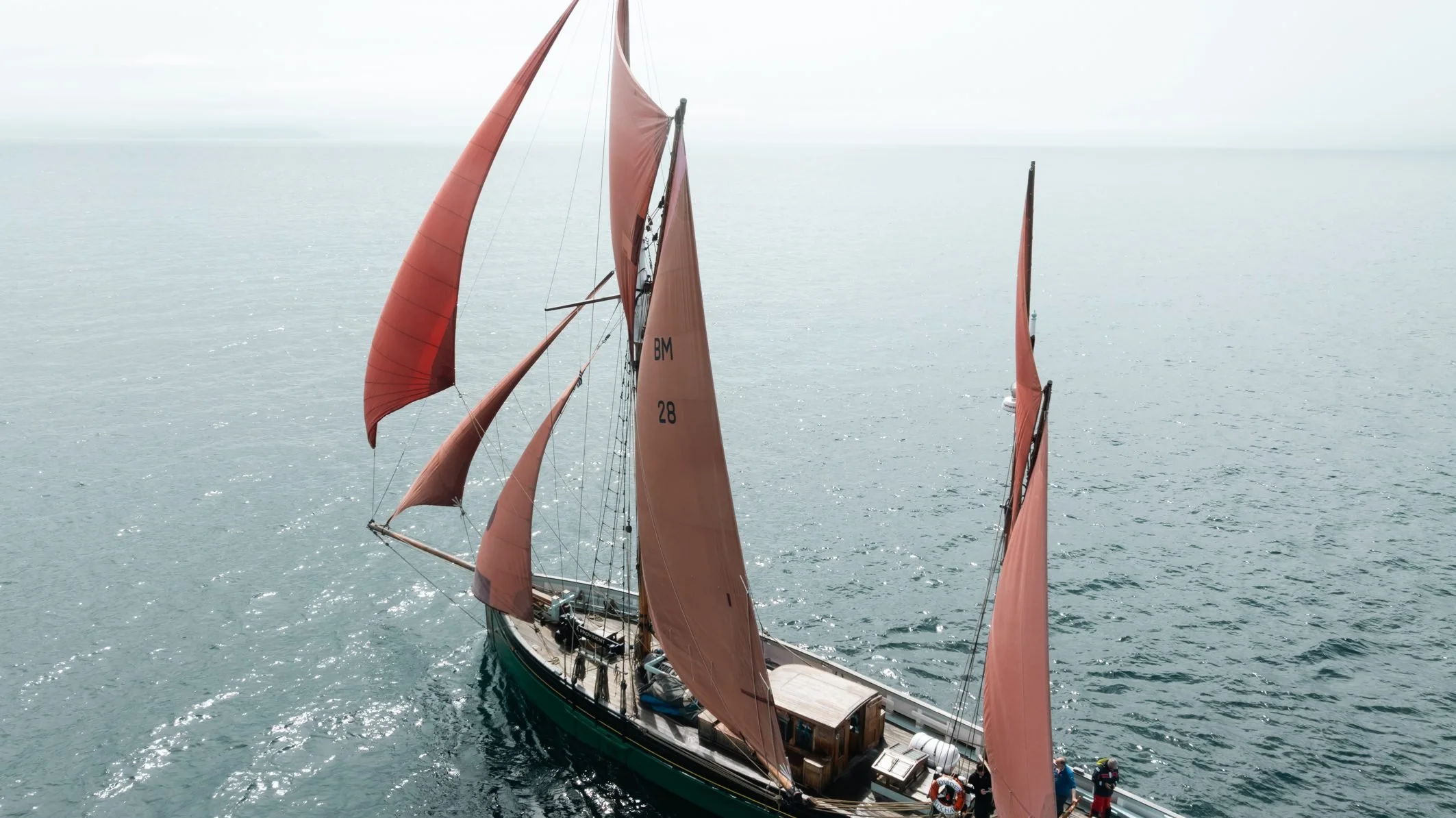 Provident sailing on Scotland's West Coast
