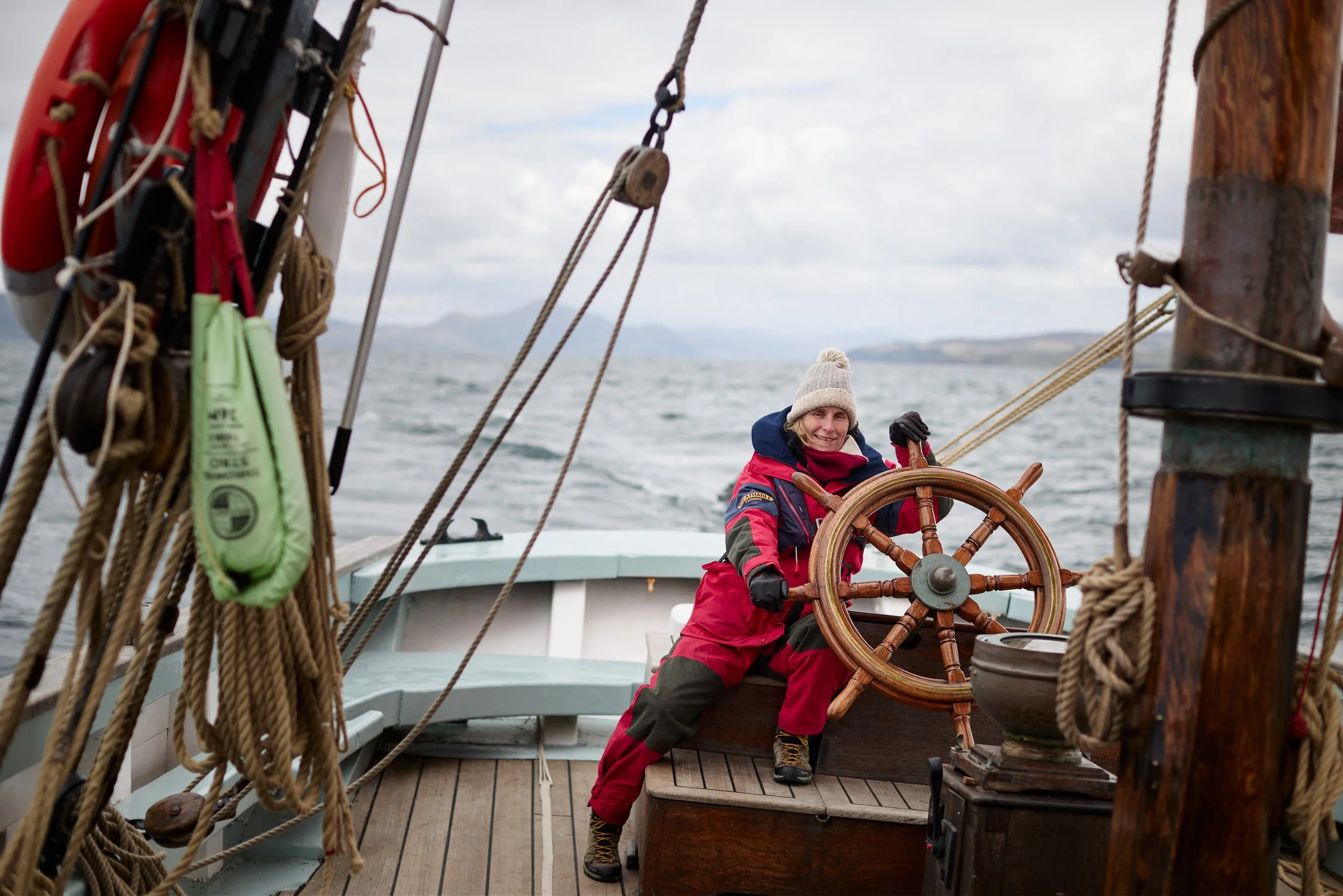 Guest Crew on Provident helm