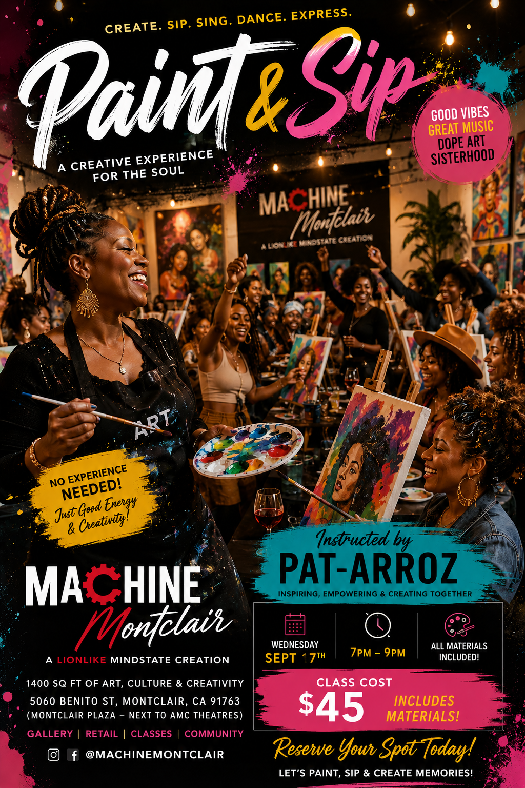 Paint and Sip with patrice