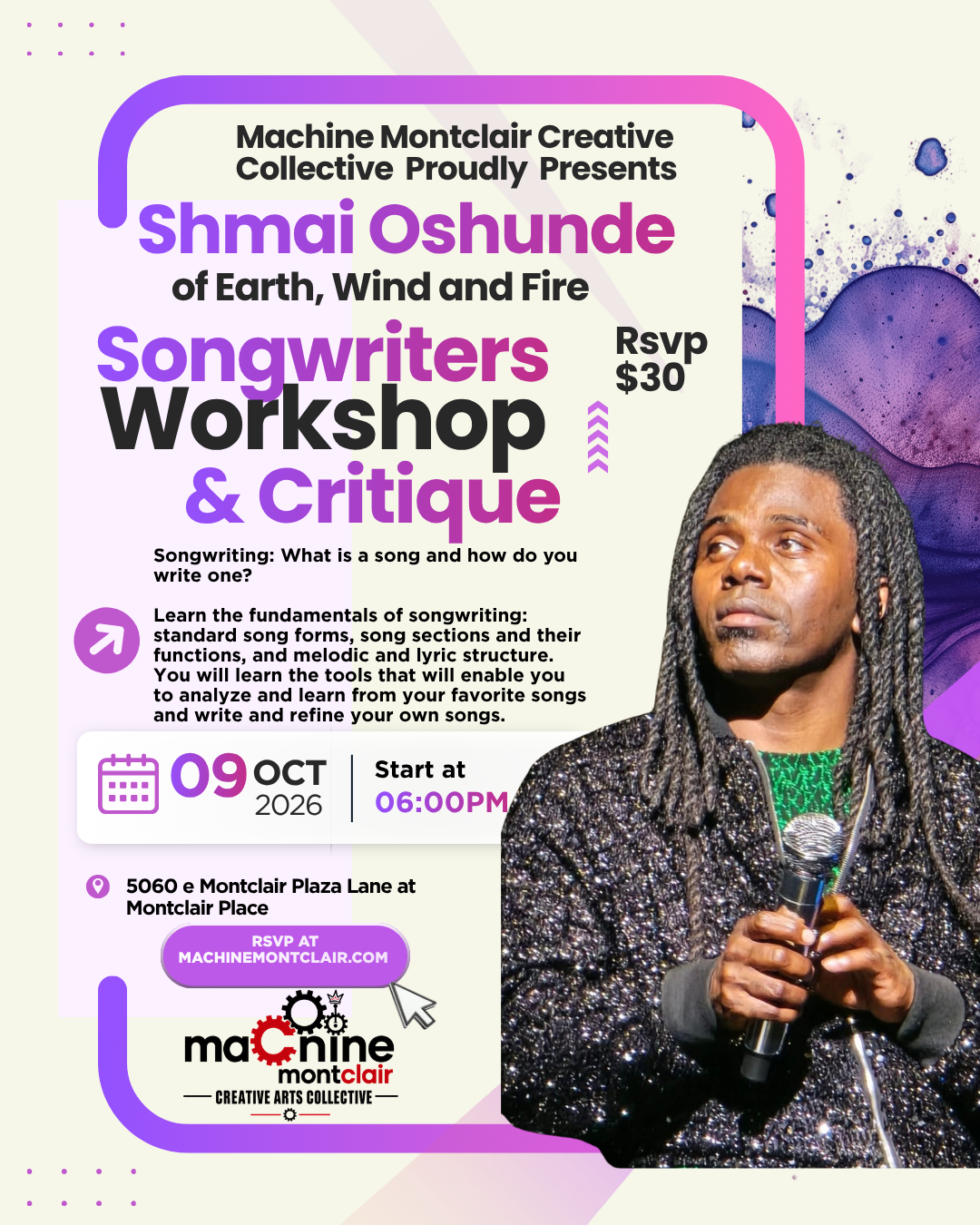 Brother Oshunde - Songwriting Workshop and Critique