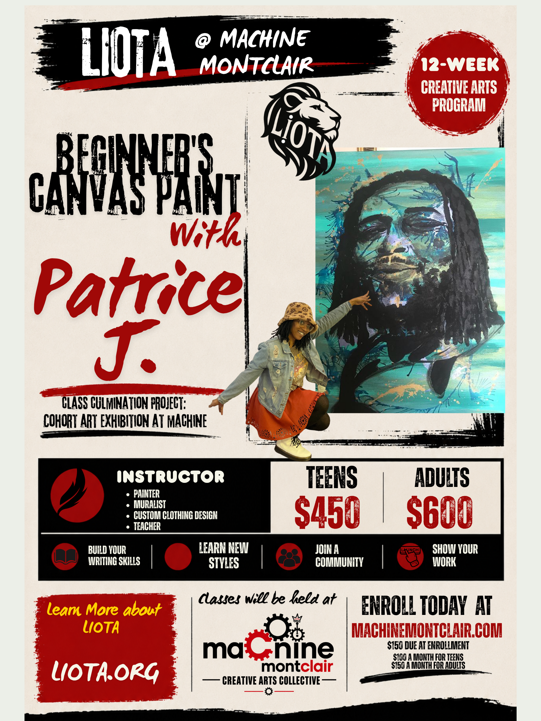 Beginning Canvas Paint with Patrice J.