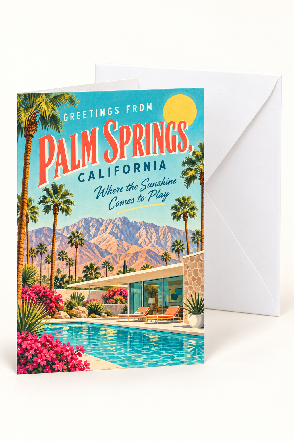 "Greetings from Palm Springs California"
