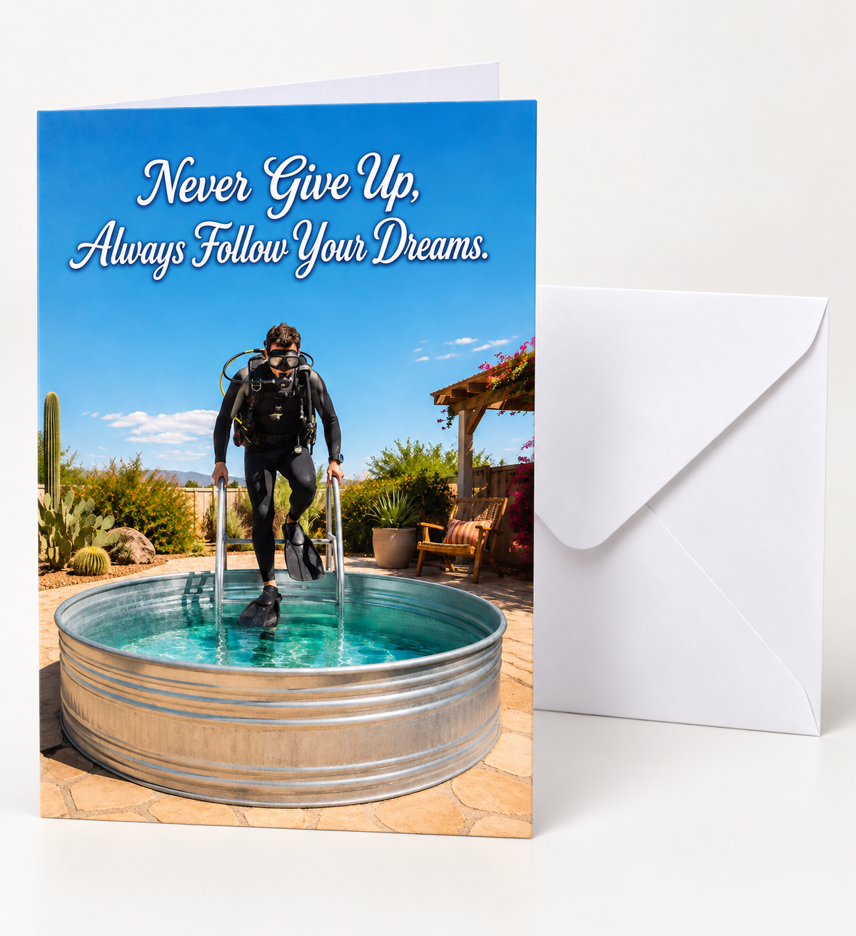 "Never Give Up"