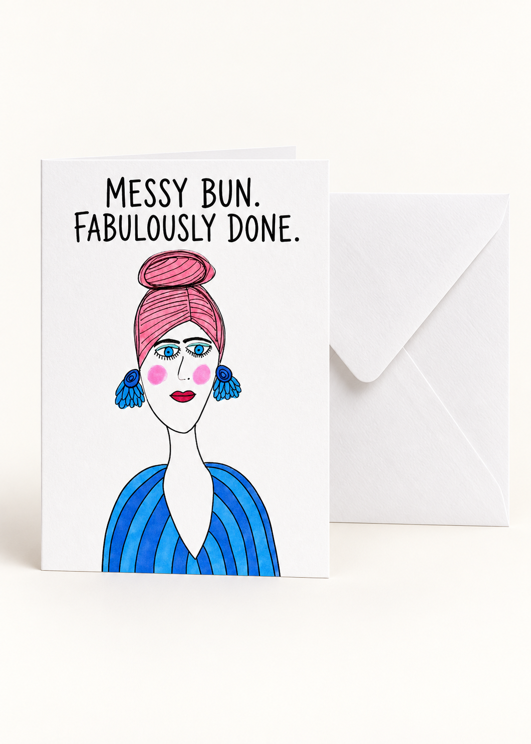 "Messy Bun, Fabulously Done"