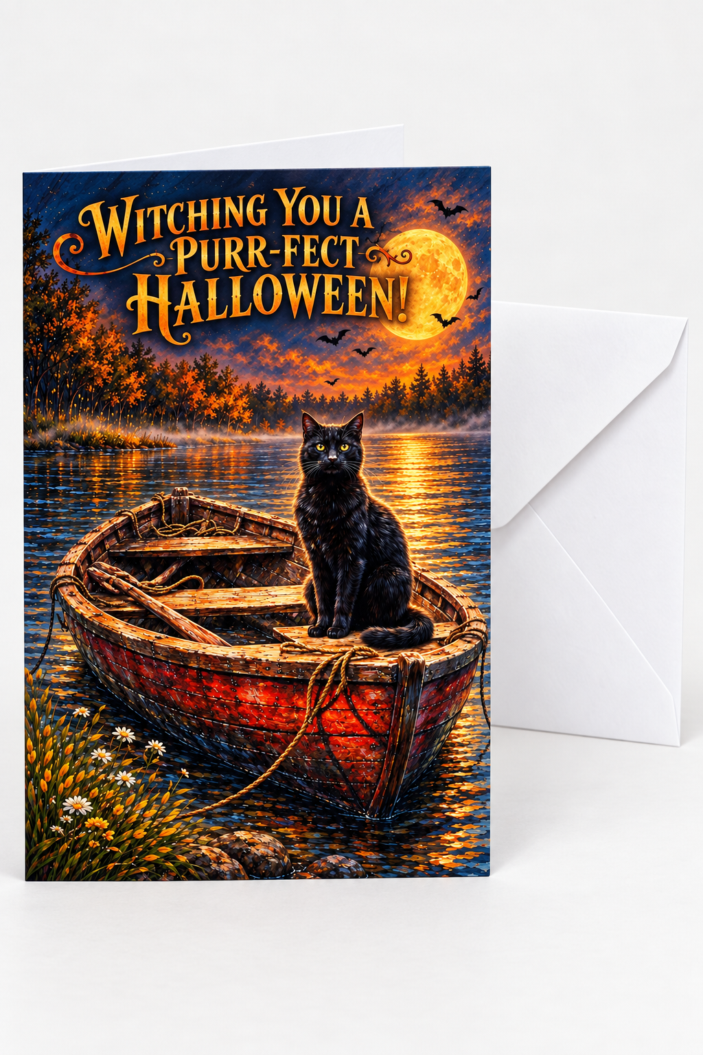 "Witching You A Pur-fect Halloween"