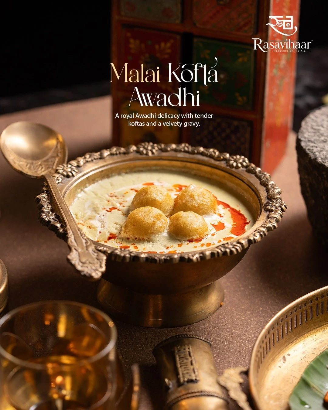 Soft, melt-in-your-mouth koftas.
A rich, velvety gravy.
Some dishes don't just satisfy your hunger&mdash;they stay with you long after the last bite.

1st Floor, Rasavihaar The District, Financial District, Nanakramguda, Telangana 500032
+91 093174 1