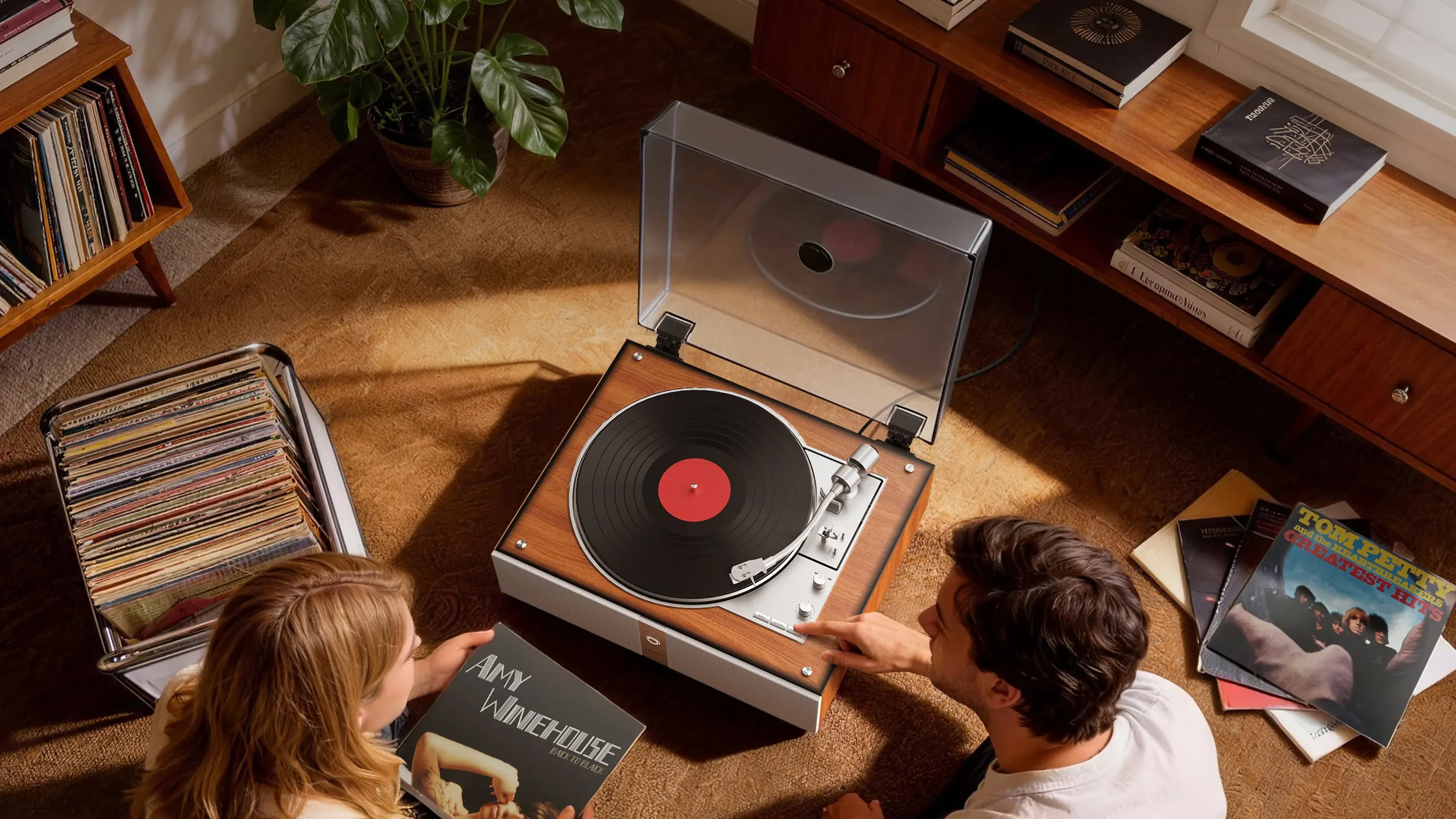 Vinyl turntable