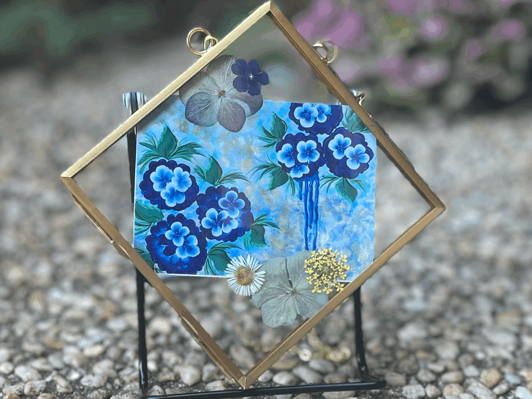 Oozing Blooms (Hanging Frame)