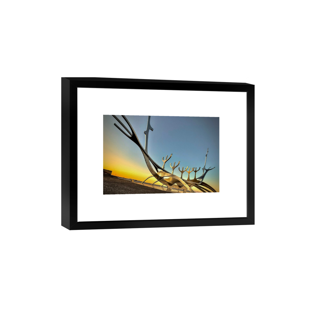 Sun Voyager fine art print, framed mockup
