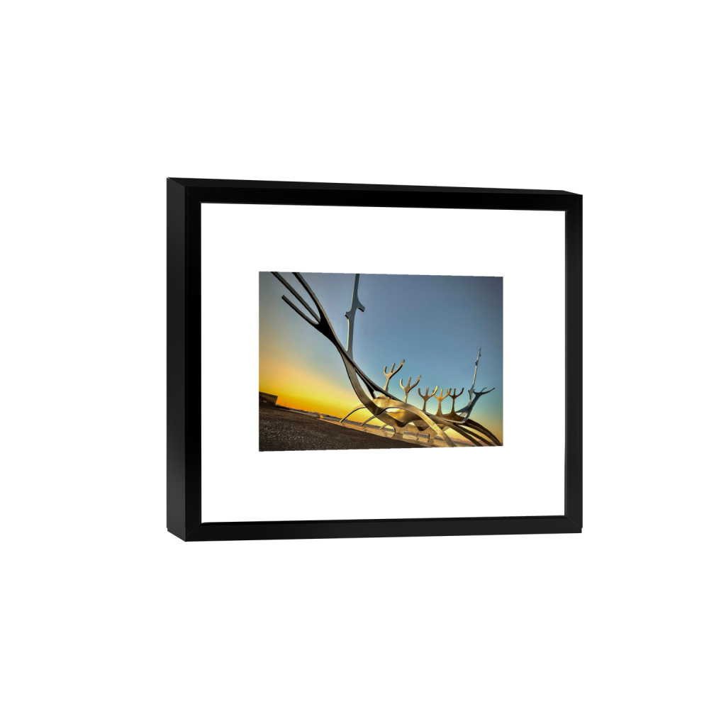 Sun Voyager fine art print, framed mockup