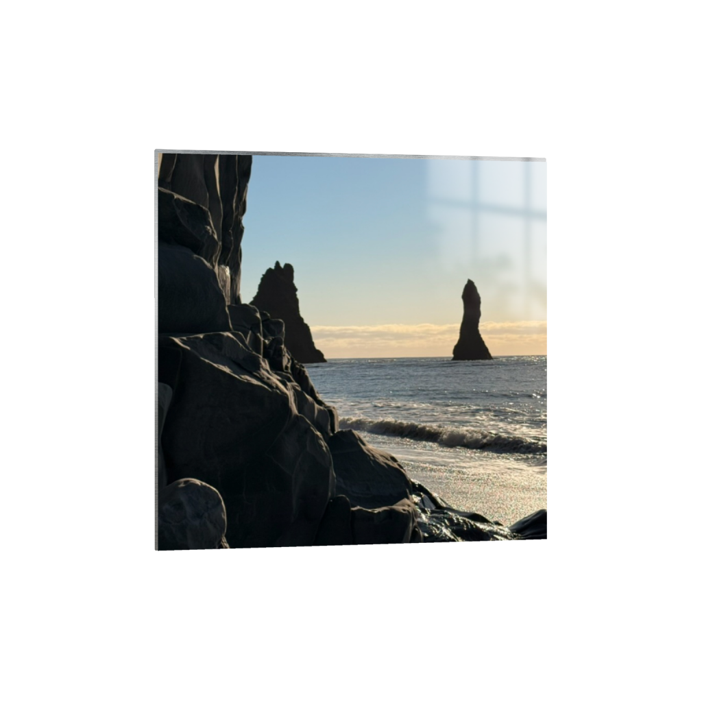Reynisdrangar Guardians fine art print, framed mockup