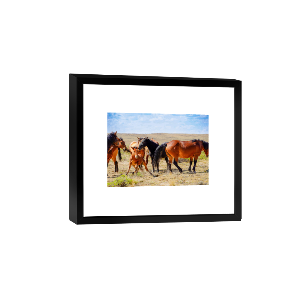 Good Morning fine art print, framed mockup