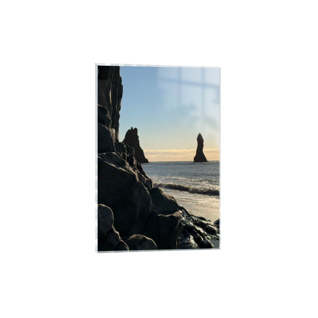 Reynisdrangar Guardians fine art print, framed mockup