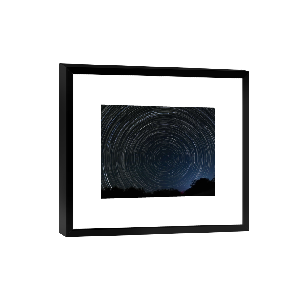 Warp Speed fine art print, framed mockup