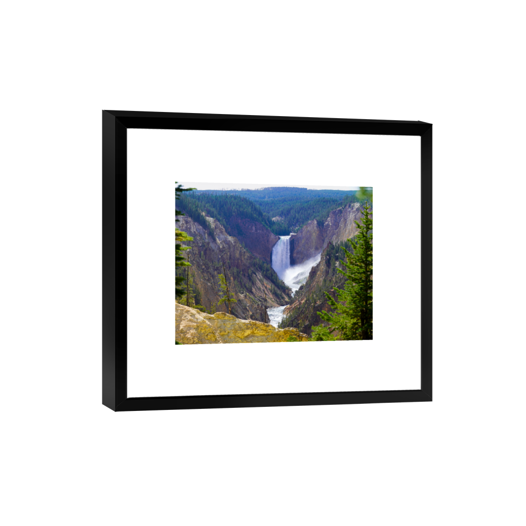 Artist Point Vista fine art print, framed mockup