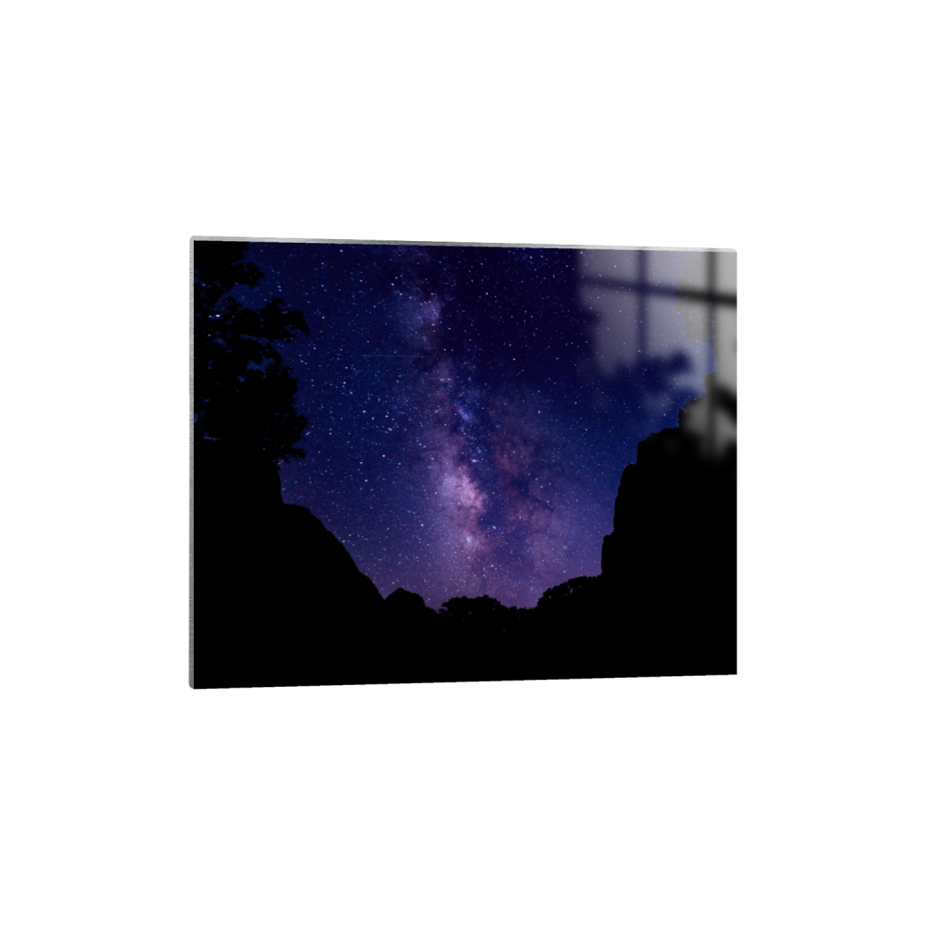 Zion Nights fine art print, framed mockup