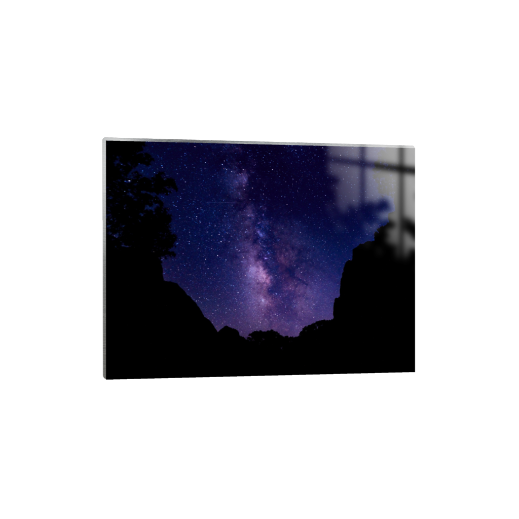 Zion Nights fine art print, framed mockup