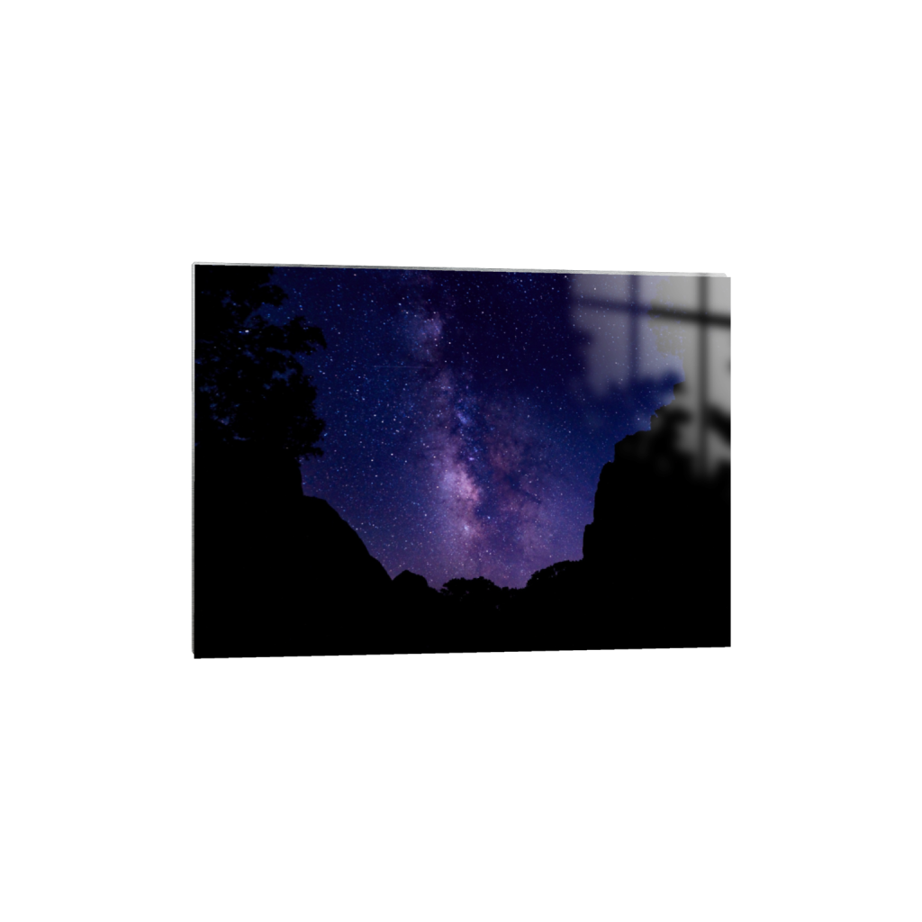 Zion Nights fine art print, framed mockup