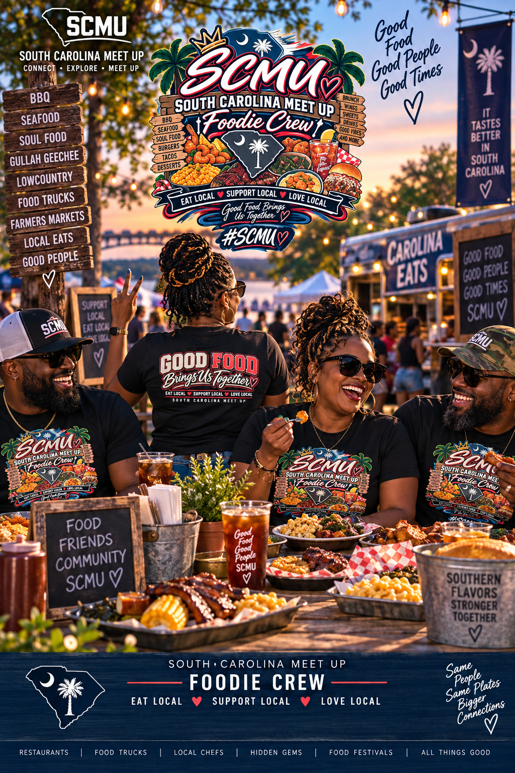 Carolina Foodie Crew — SCMU Original Tee