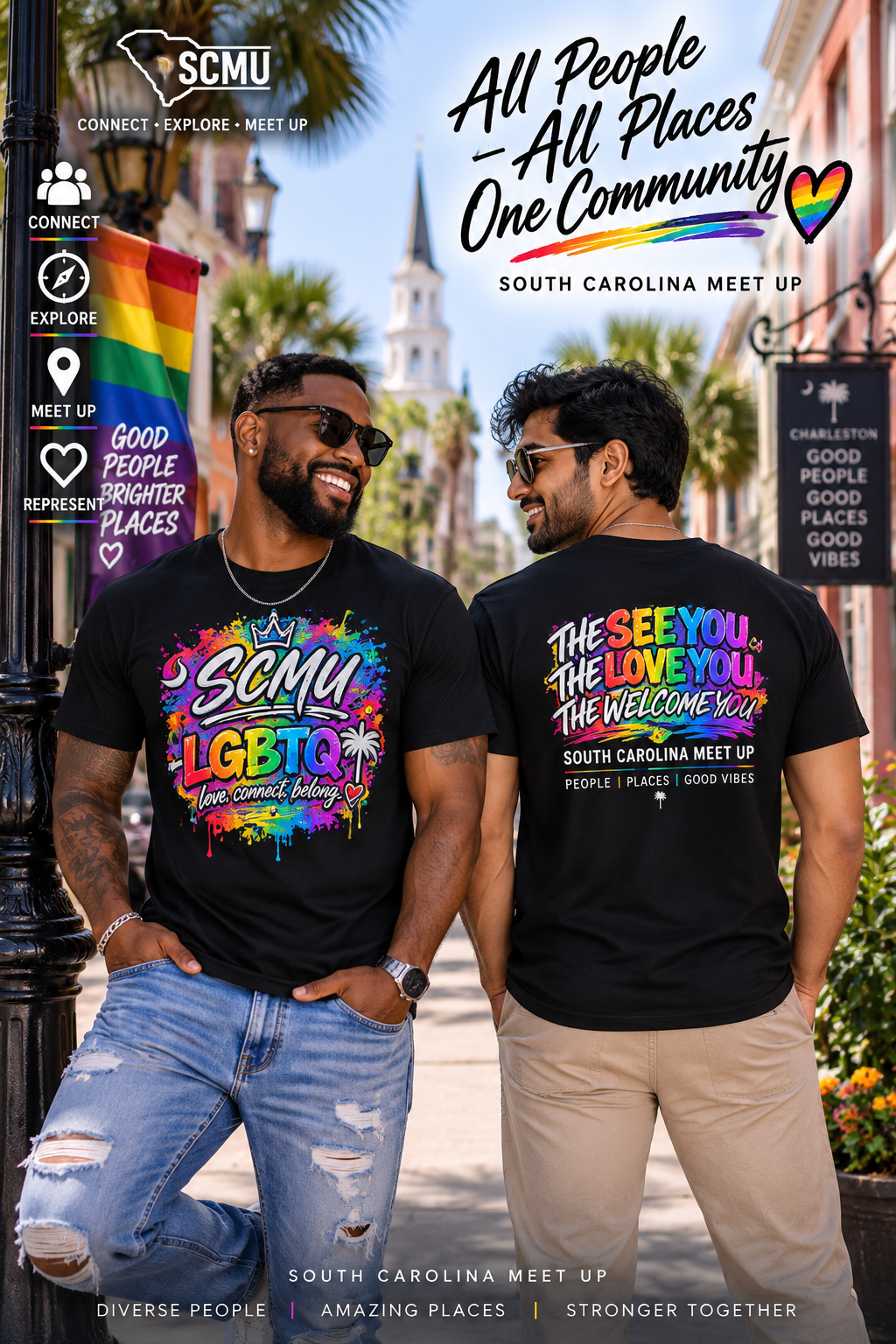 Pride — We Roll Together SCMU Tee