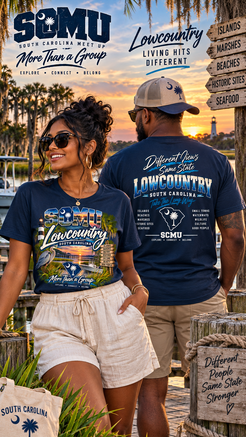 South Carolina Lowcountry — SCMU Original Tee