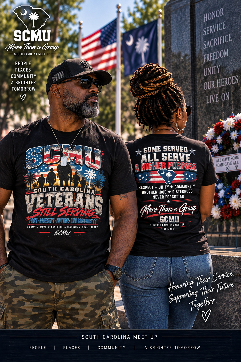 Veterans — Still Serving — SCMU Original Tee