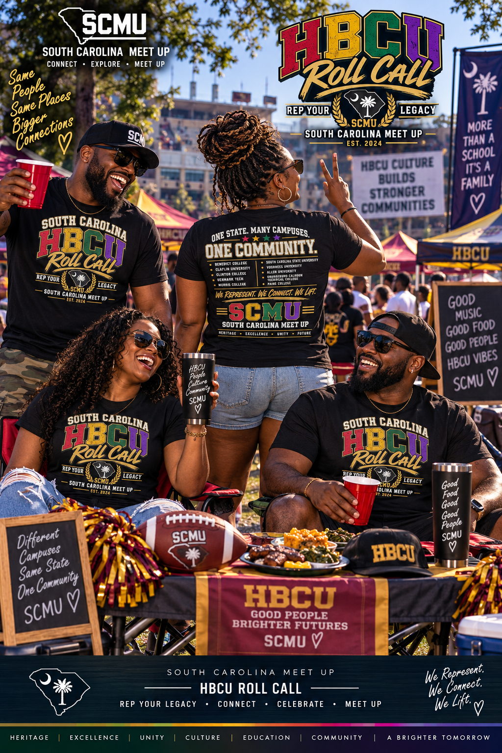 HBCU Roll Call — SCMU Original Tee