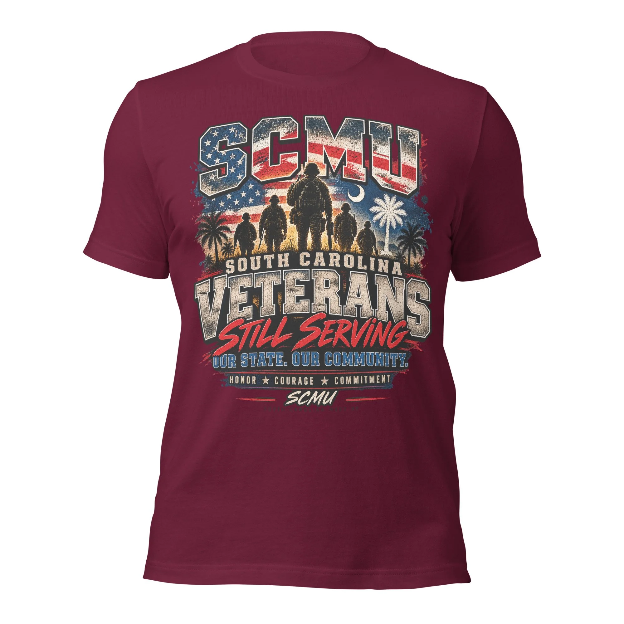 unisex-staple-t-shirt-maroon-front-6a9cf618cc78a.jpg