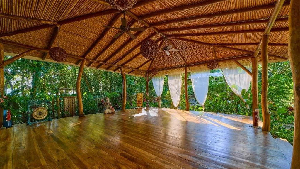 yoga shala at dragonfly retreat center punta uva