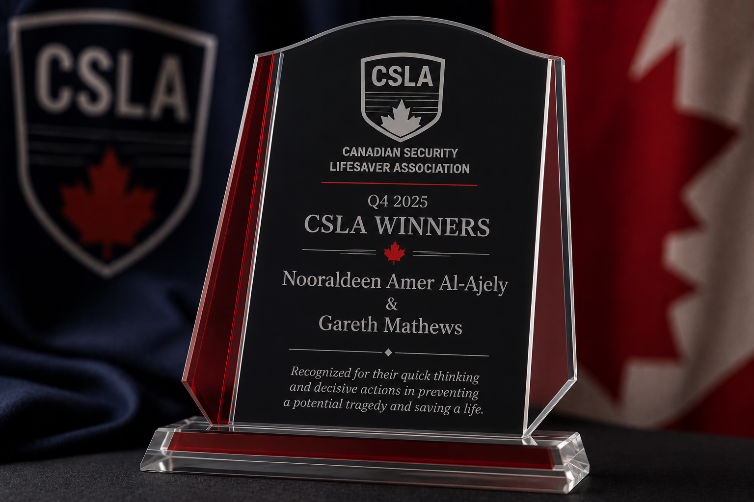 Nooraldeen Amer Al-Ajely &amp; Gareth Mathews Named Q4 2025 CSLA Winners
