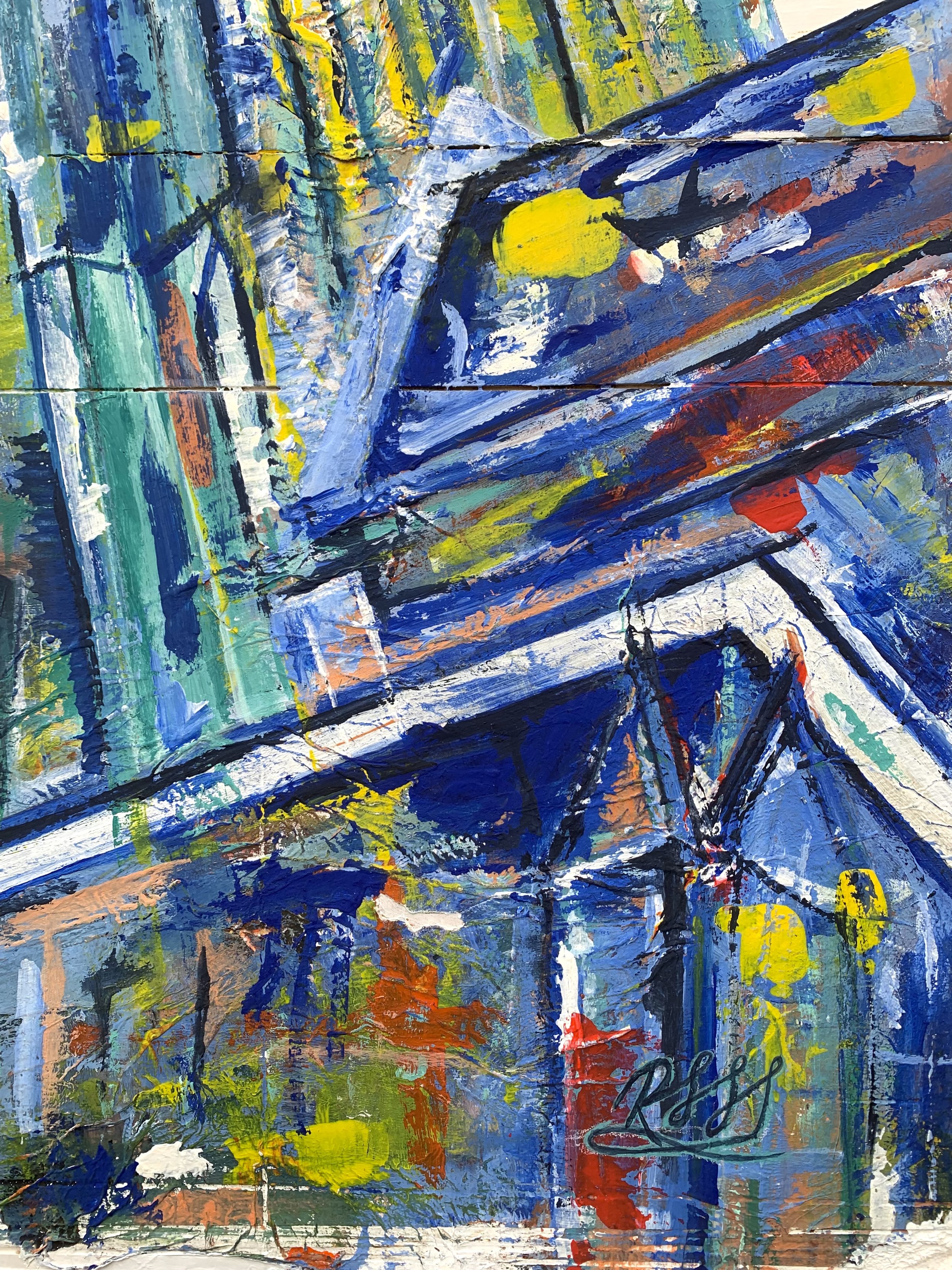 You Remember, As Does He
2020
acrylic and tissue paper on MDF