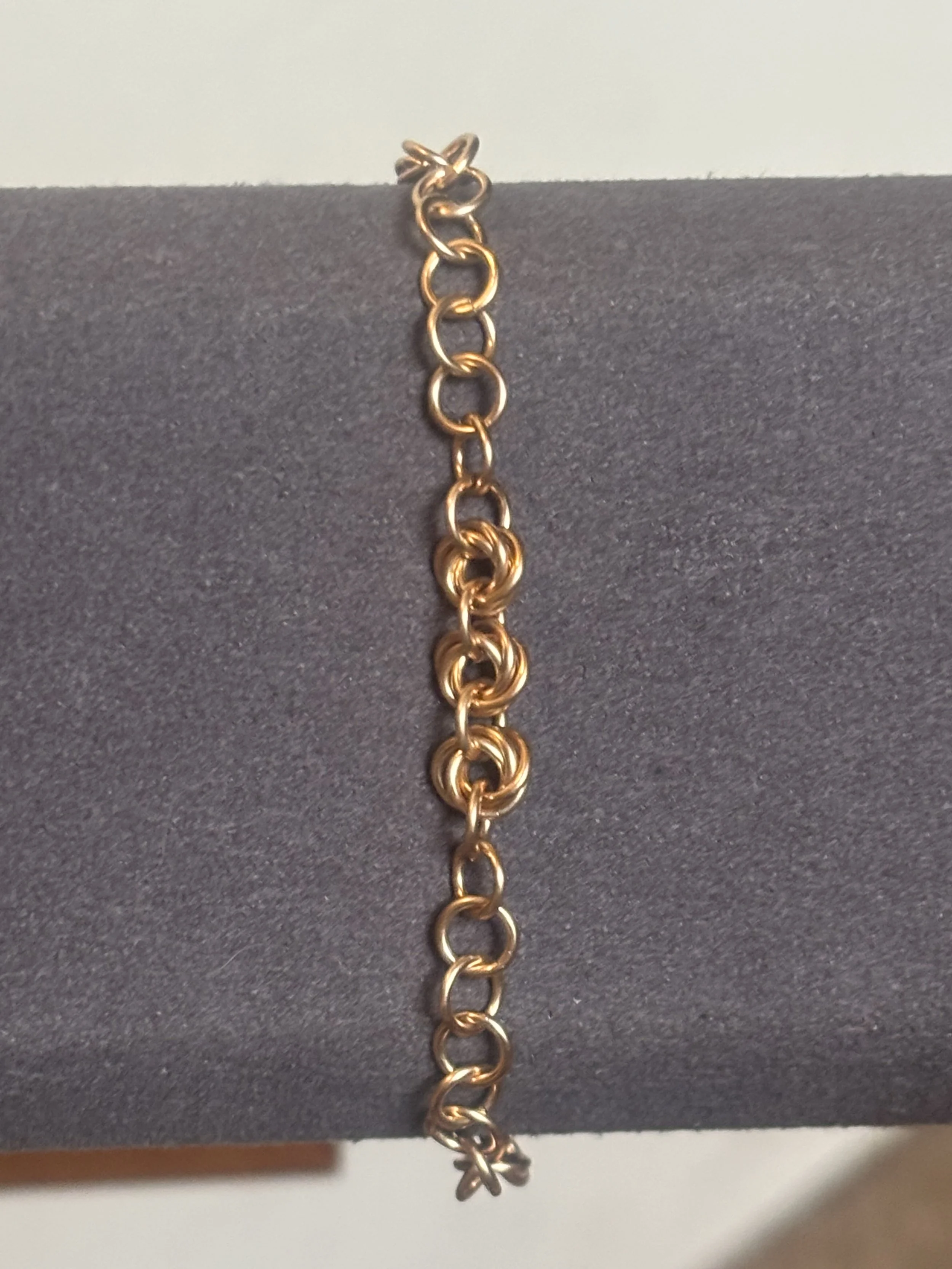 24K gold fill mobius ball