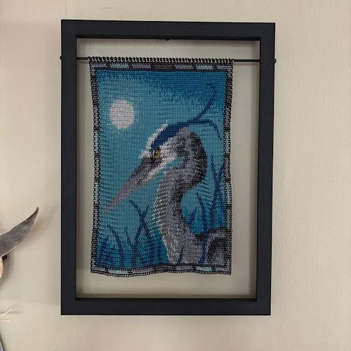 Great Blue Heron, pattern by Ty Bailie