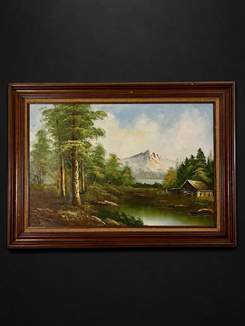 “Green with mountain”