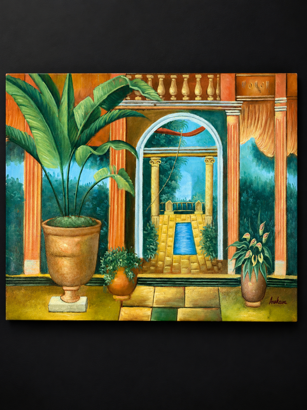 "A Courtyard"