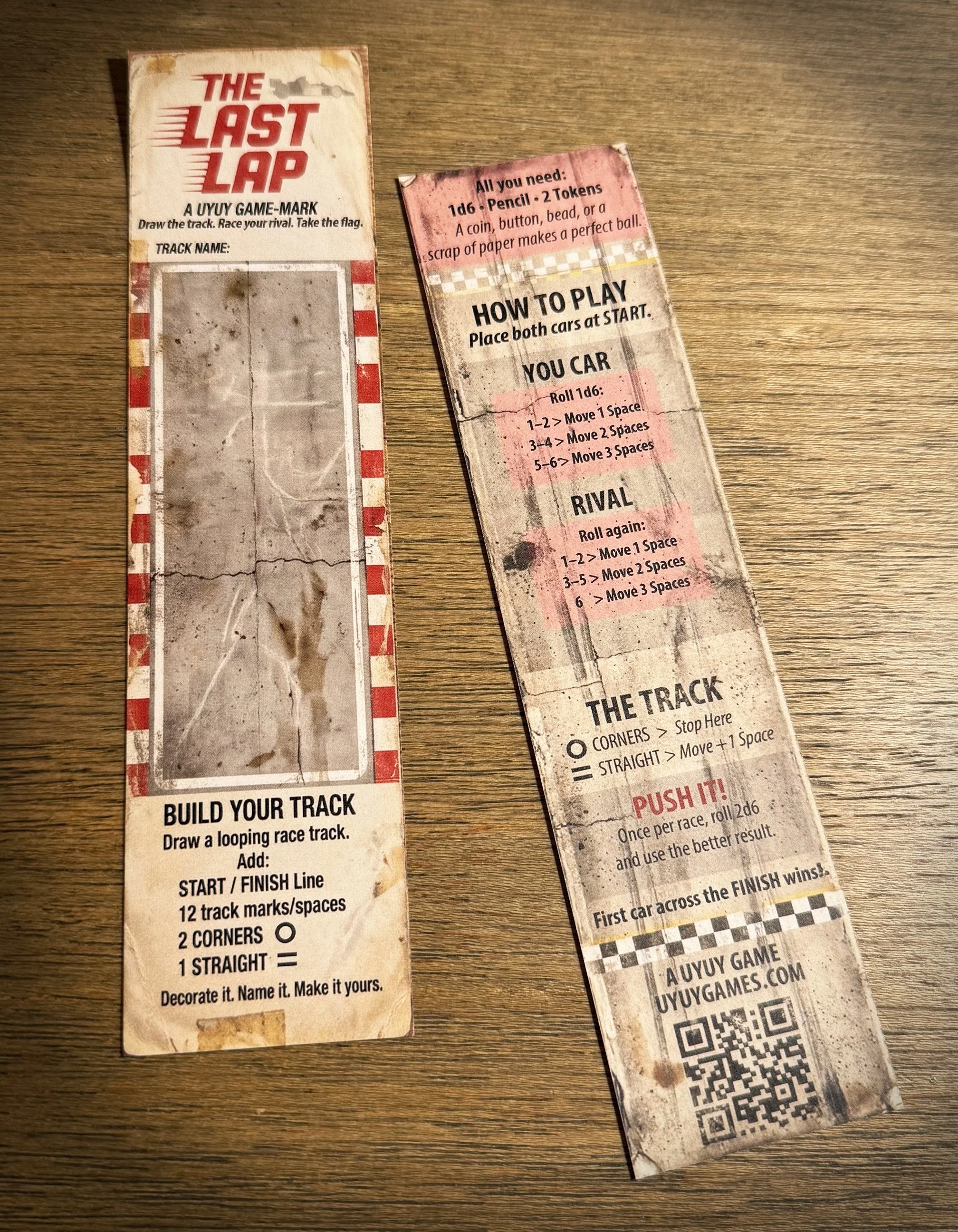 THE LAST LAP Game-Mark