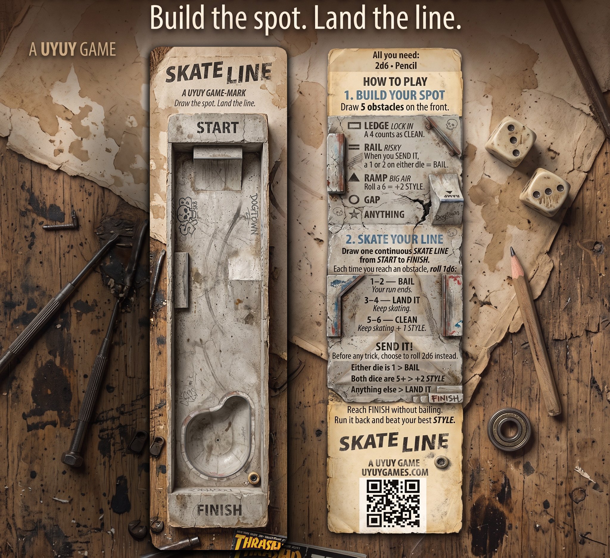 SKATE LINE Game-Mark