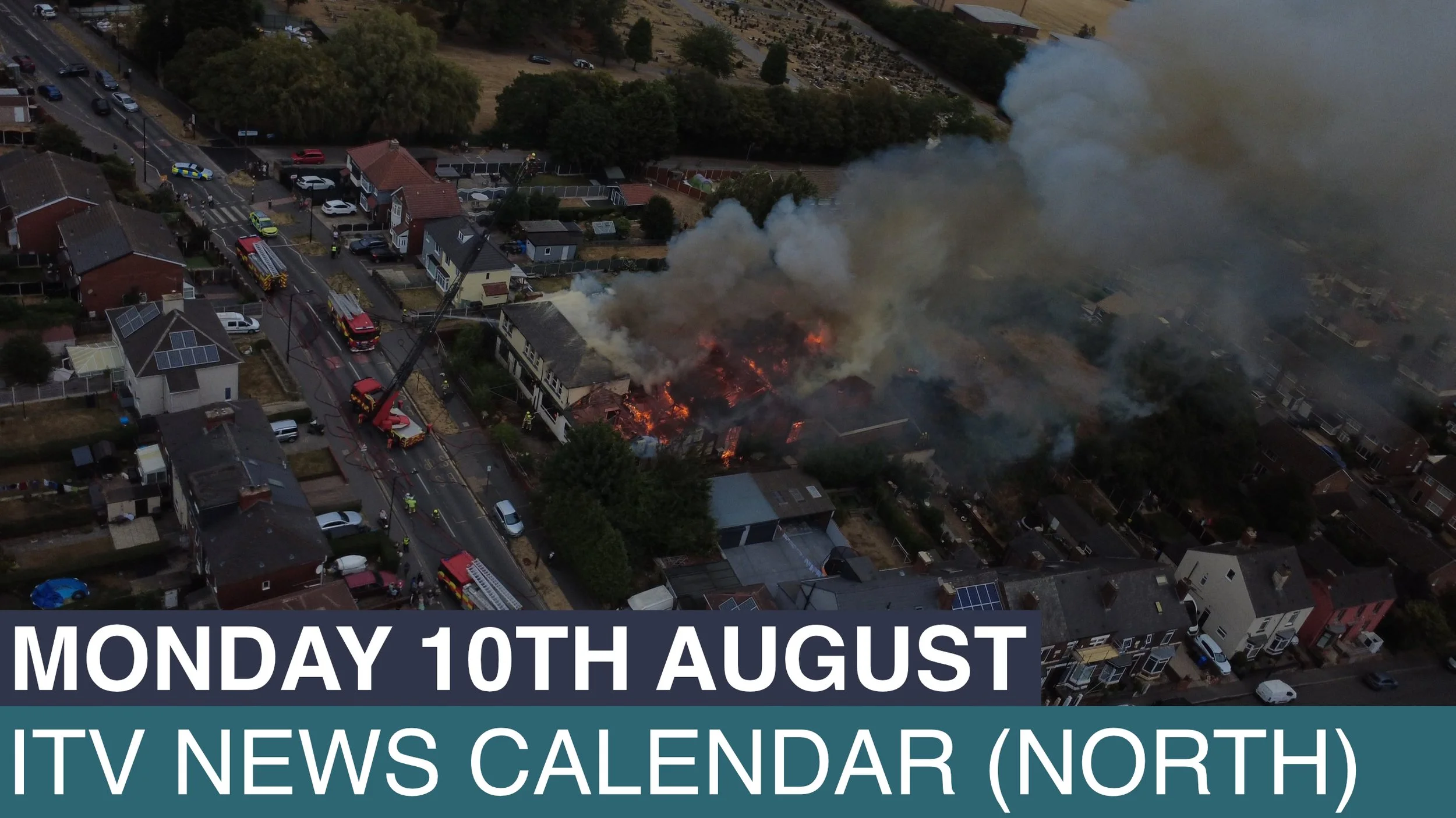 Footage featured on ITV News