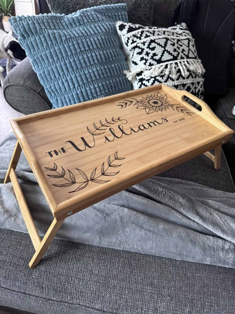 Personalized Bed Tray